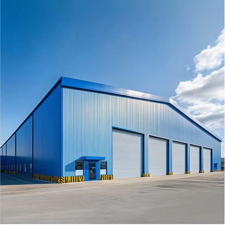 Pre-engineered building warehouse exterior